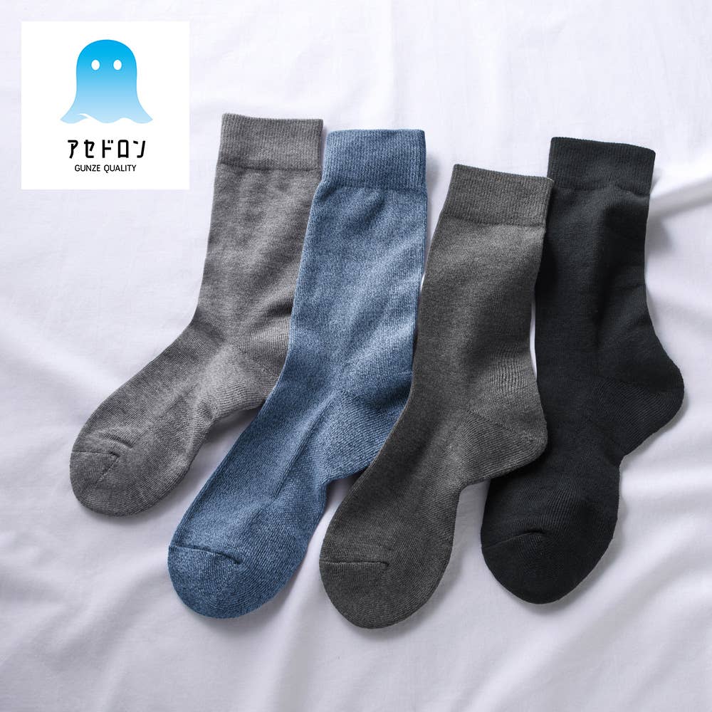 Online Exclusive 3-Pair Set [ASEDORON] Terry Crew Socks